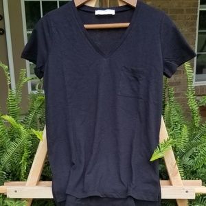 Black tee with pocket